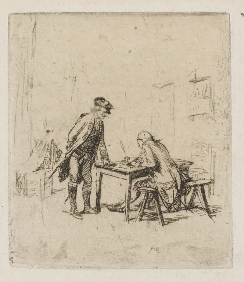 Sergeanten reporter av Ernest Meissonier