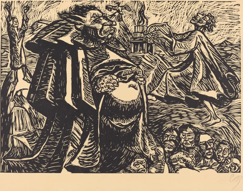 Dobry brzuch, Ernst Barlach