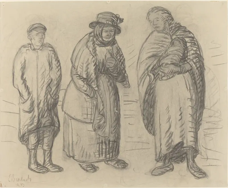 Tři postavy, Ernst Barlach