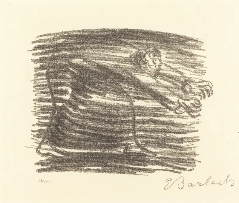 Chůze ve stínu, Ernst Barlach