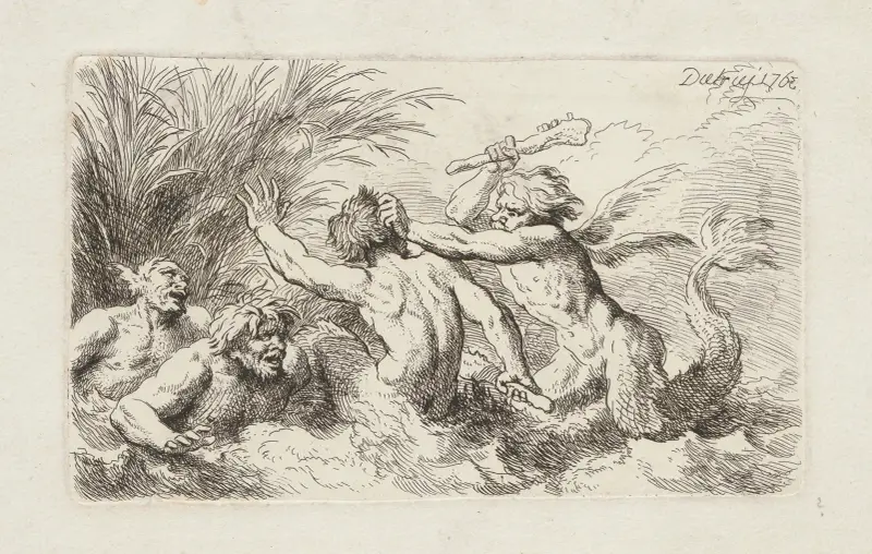 Tritonernas strid av Christian Wilhelm Ernst Dietrich