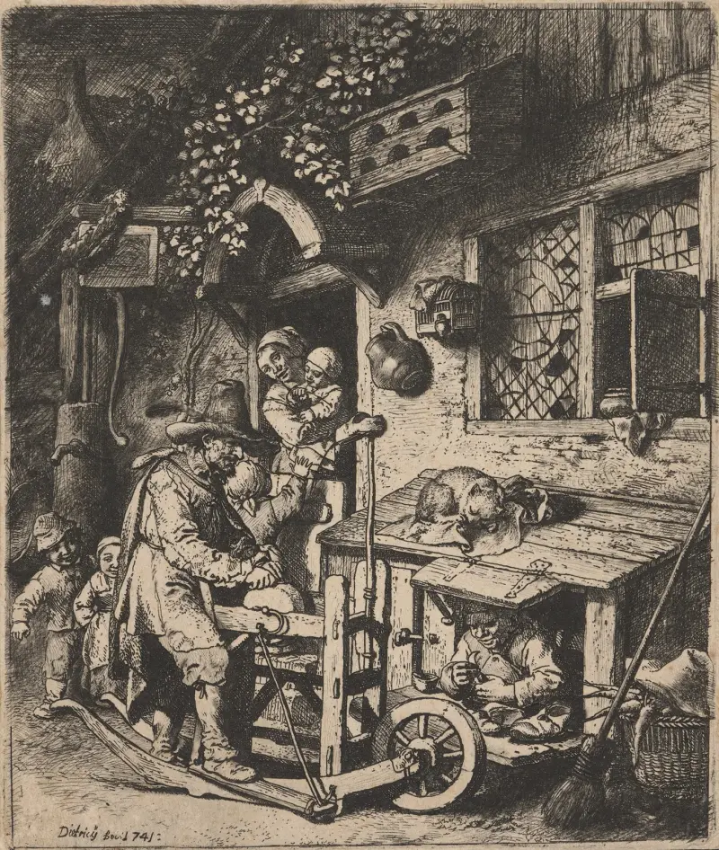 Des Messerschmieds Hütte von Christian Wilhelm Ernst Dietrich