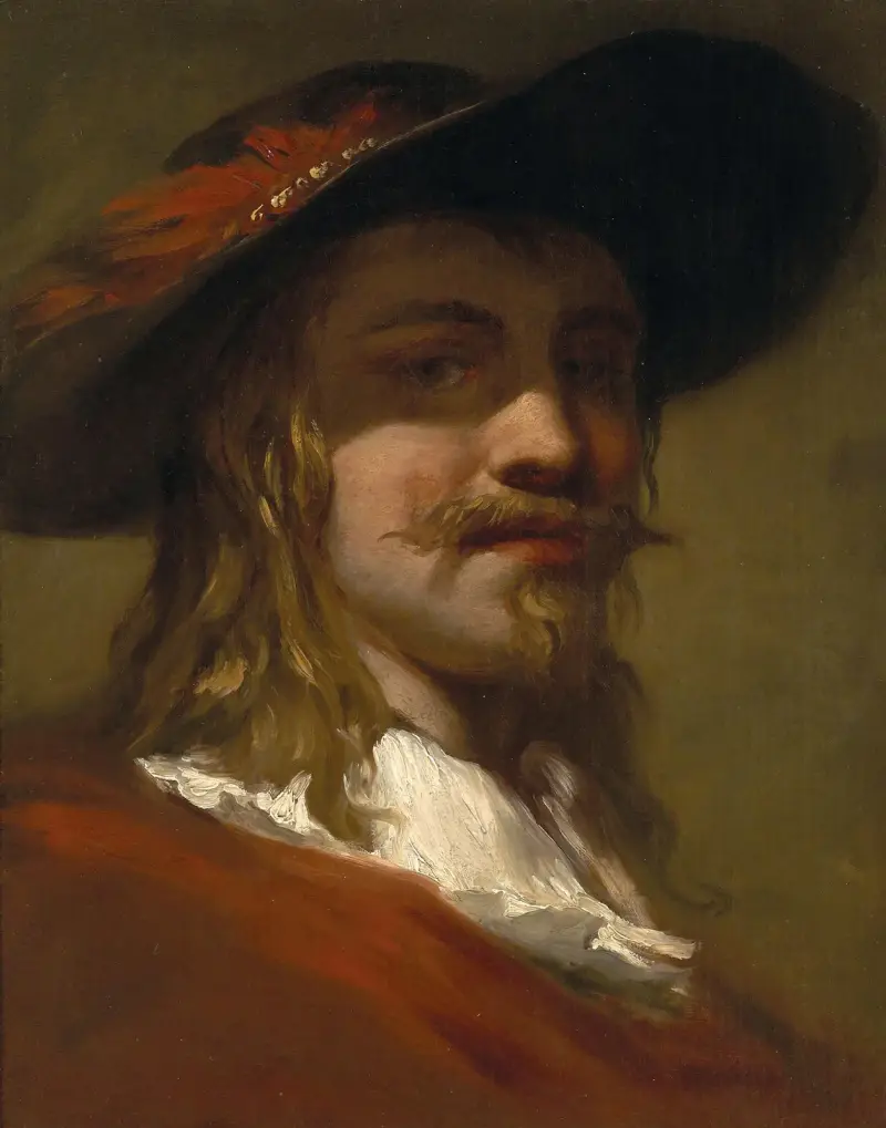 Portrait Of A Man av Christian Wilhelm Ernst Dietrich