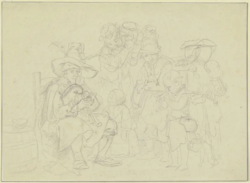The family of musicians av Christian Wilhelm Ernst Dietrich