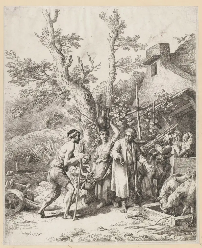 The story of the prodigal son av Christian Wilhelm Ernst Dietrich