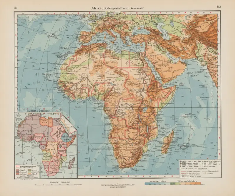 Afrika: markformer och vatten av Ernst Friedrich