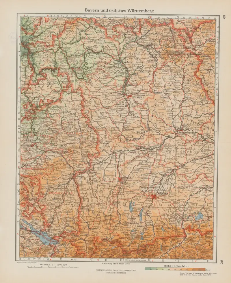 Bayern och östra Württemberg av Ernst Friedrich