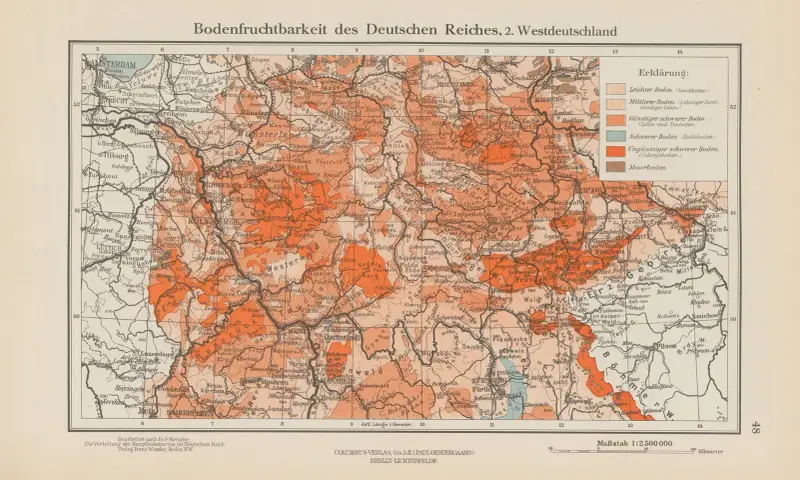 Bodenfruchtbarkeit des Deutschen Reiches, 2.Westdeutschland av Ernst Friedrich