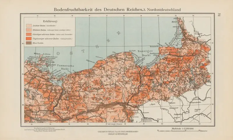 Tysklands jordbruksmark, 3. Nordöstra Tyskland av Ernst Friedrich