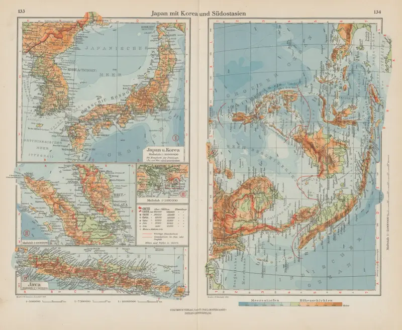 Japan och Korea och Sydostasien av Ernst Friedrich