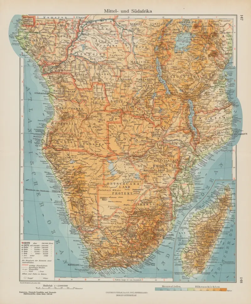 Mittel- und Sudafrika av Ernst Friedrich