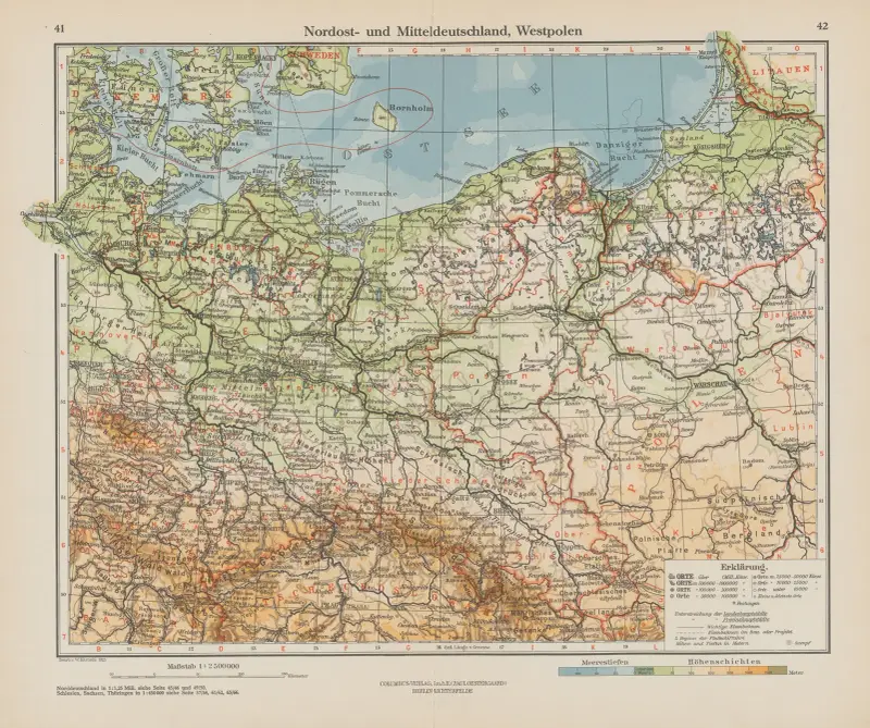 Nordöstra och mellersta Tyskland, västra Polen av Ernst Friedrich