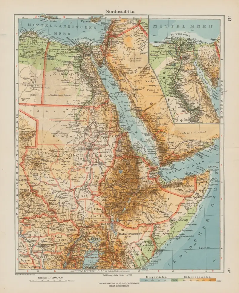 Nordostafrika av Ernst Friedrich