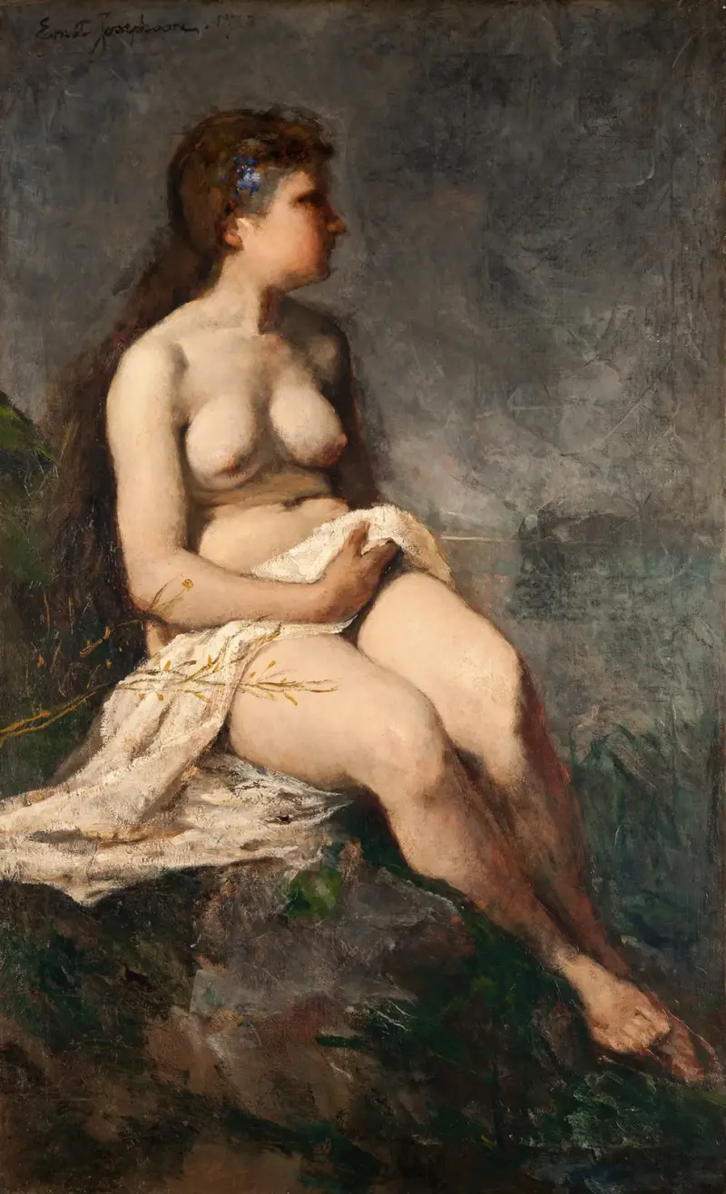 Studie aktu ženy, Ernst Josephson