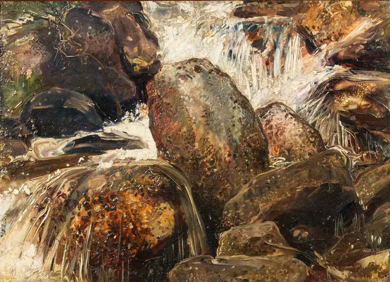Studie vodopádu, Eggedal, Ernst Josephson