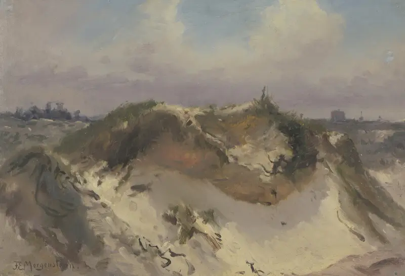 Dune near De Panne av Friedrich Ernst Morgenstern