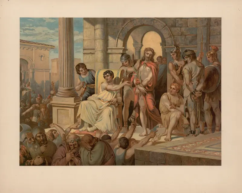 Jesus vor Pilatus von Ernst Pessler