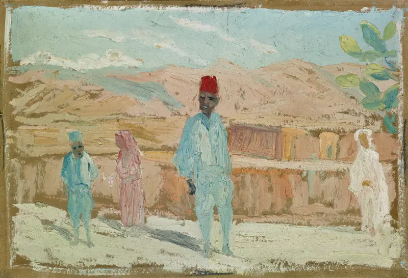 Algeriska infödda av Ernst Schiess