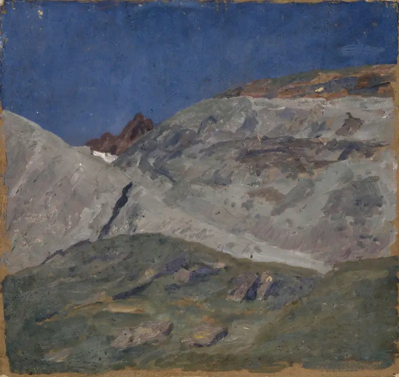 Gebirgslandschaft av Ernst Schiess
