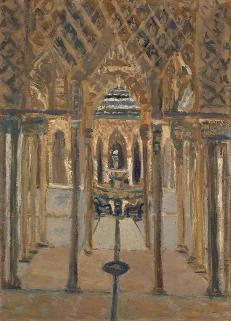 Lejongården i Alhambra av Ernst Schiess