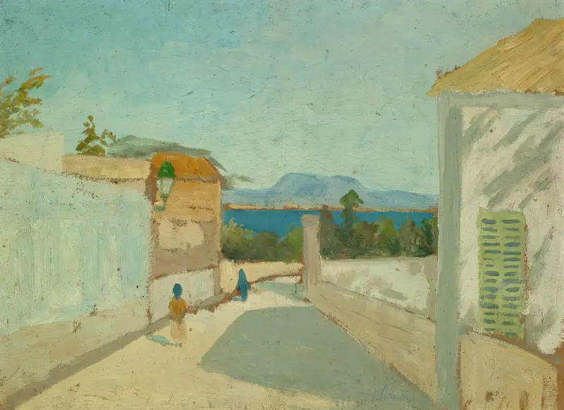 Meridional Landscape av Ernst Schiess