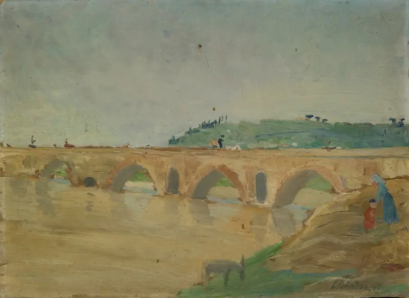 Ponte Molle av Ernst Schiess