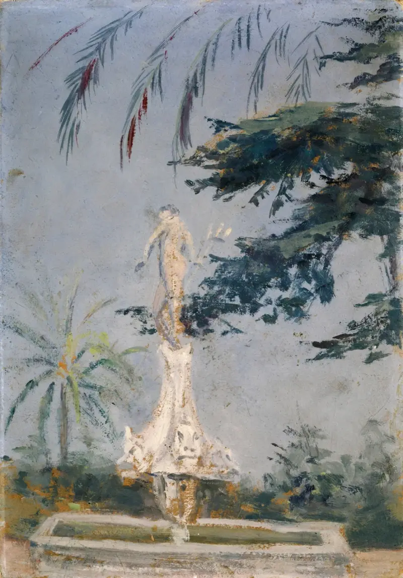 Der Neptunbrunnen in Sevilla von Ernst Schiess
