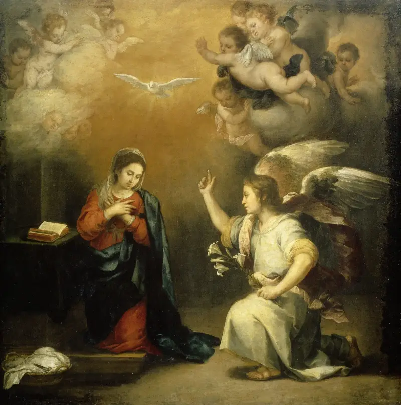 Bebådelsen av Bartolomé Estebán Murillo