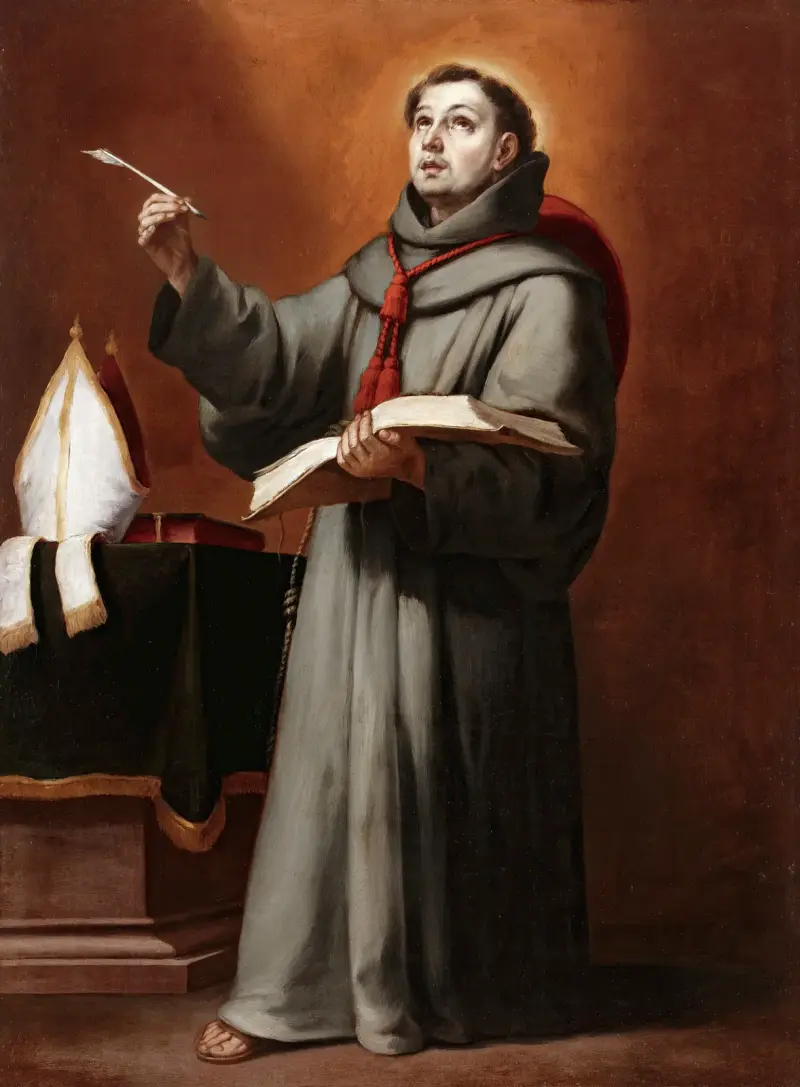Saint Bonaventura av Bartolomé Estebán Murillo