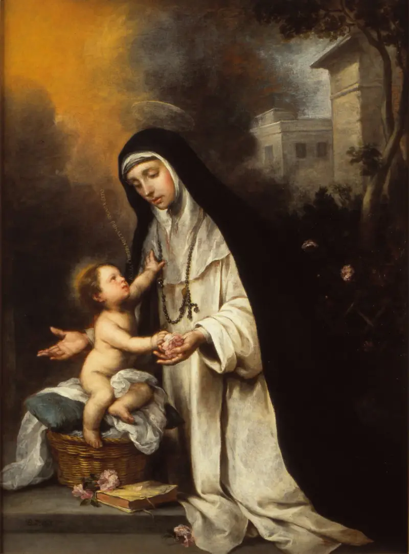 Den heliga Rosa av Lima av Bartolomé Estebán Murillo