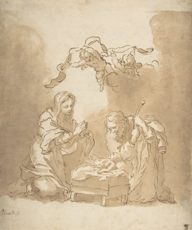 Die Geburt Christi, 1665 – Nr. 2 von Bartolomé Estebán Murillo
