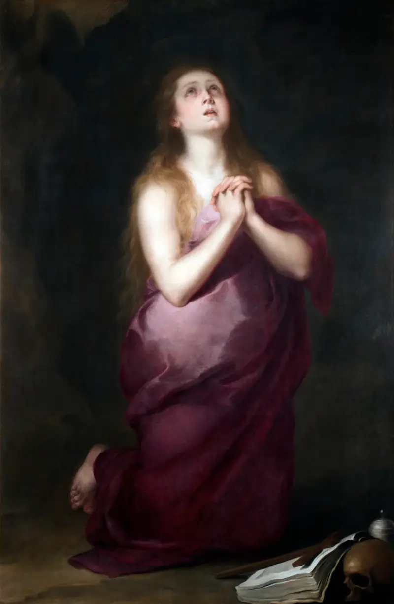 Kající se Magdalena, 1660, Bartolomé Estebán Murillo