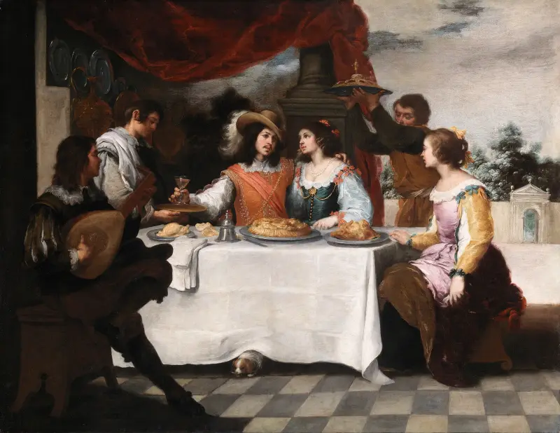 Der verlorene Sohn beim Festmahl von Bartolomé Estebán Murillo