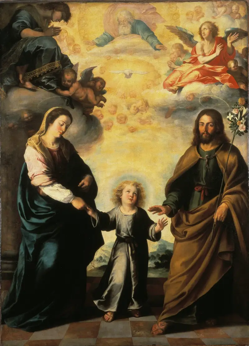 Den heliga familjens återkomst från Egypten av Bartolomé Estebán Murillo