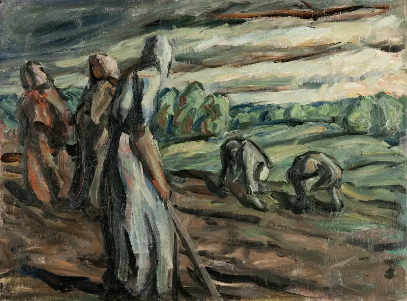 Potato Pickers av Ester Almqvist