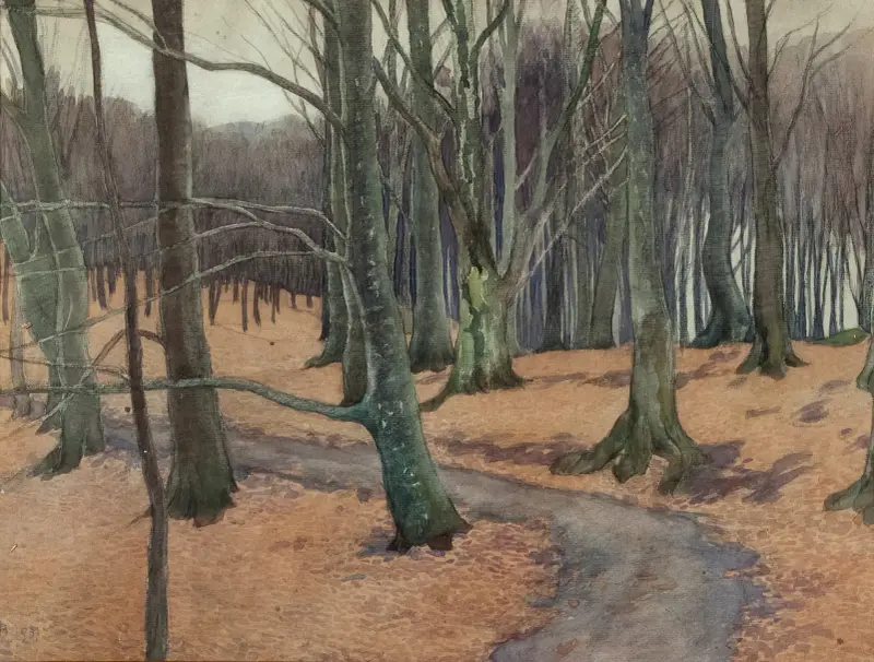 Young Beech Wood av Ester Almqvist