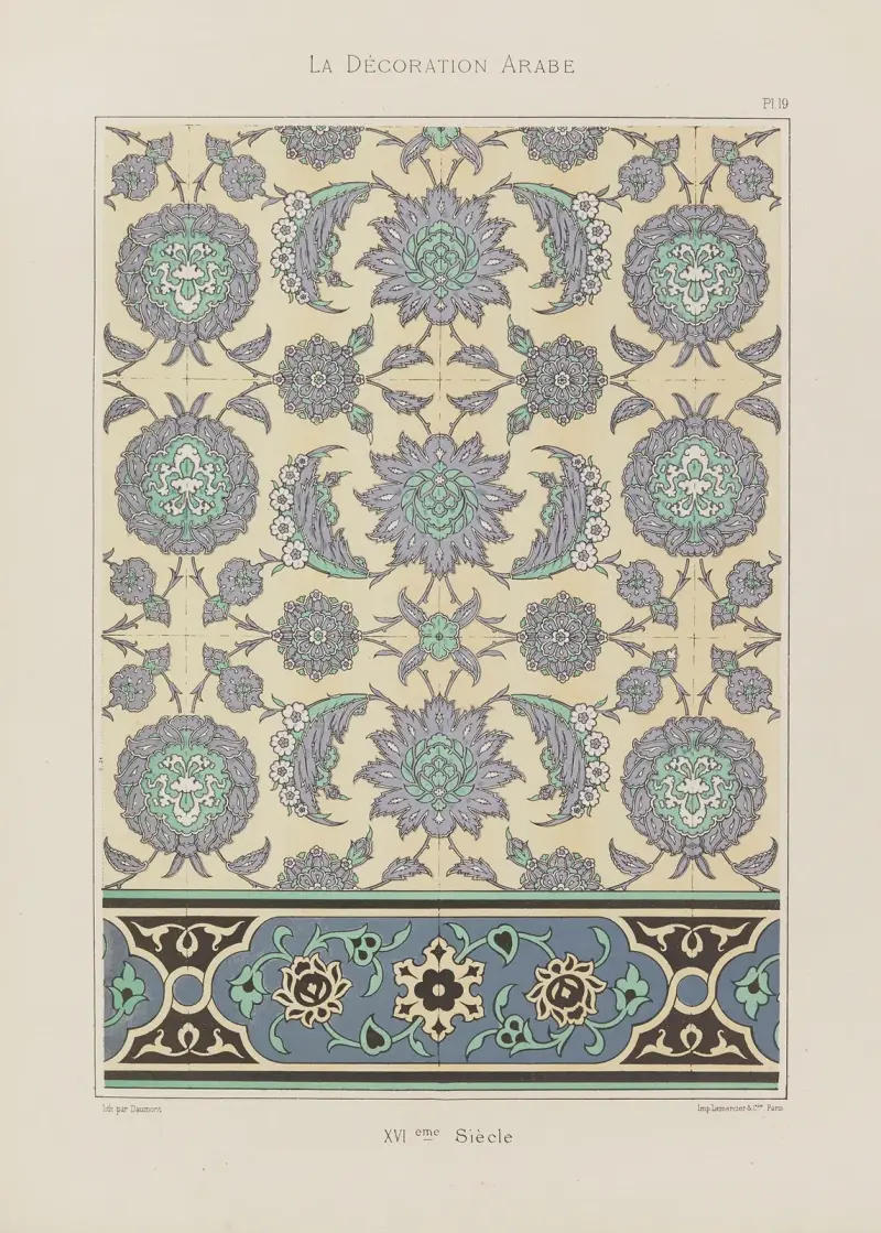La Décoration arabe Pl.14 av Marpon et Flammarion