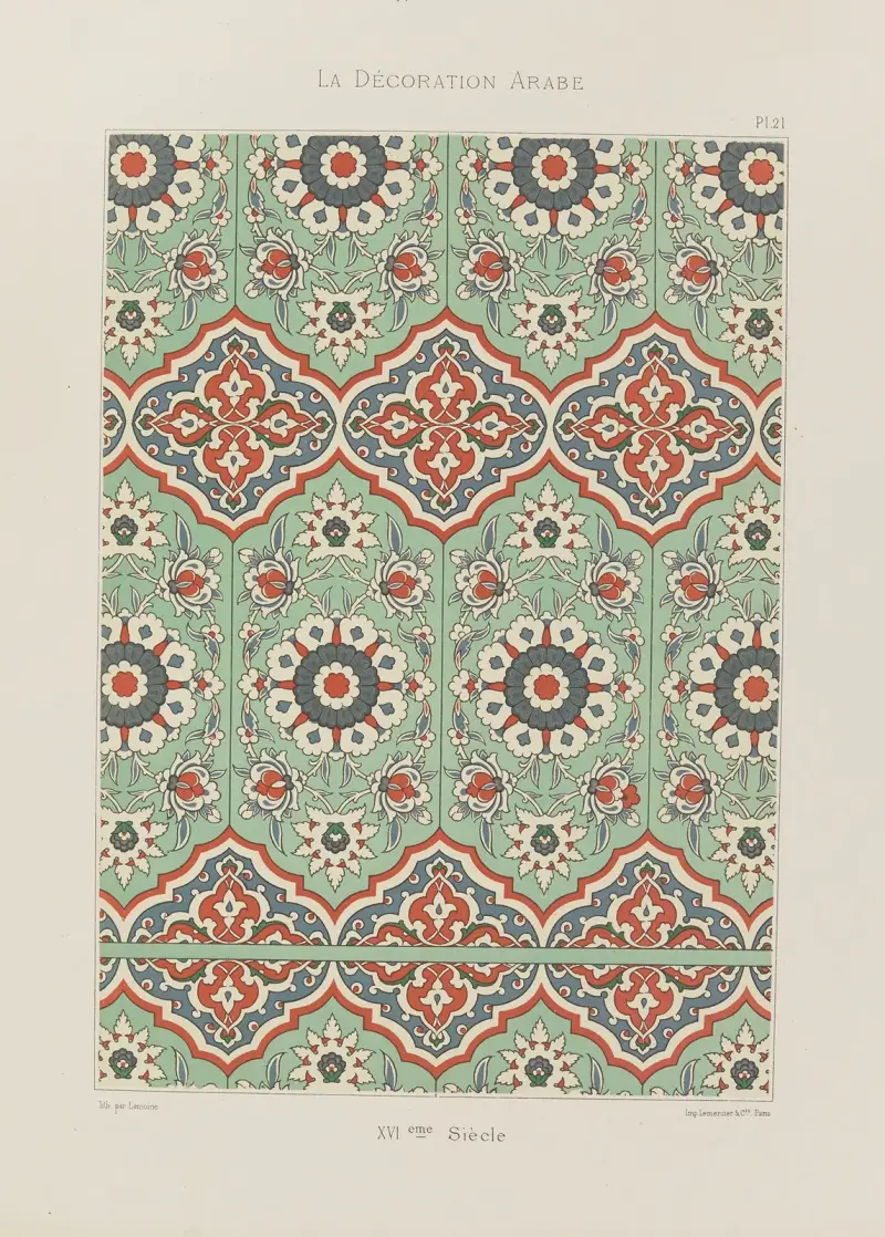 La Décoration arabe Pl.16 av Marpon et Flammarion