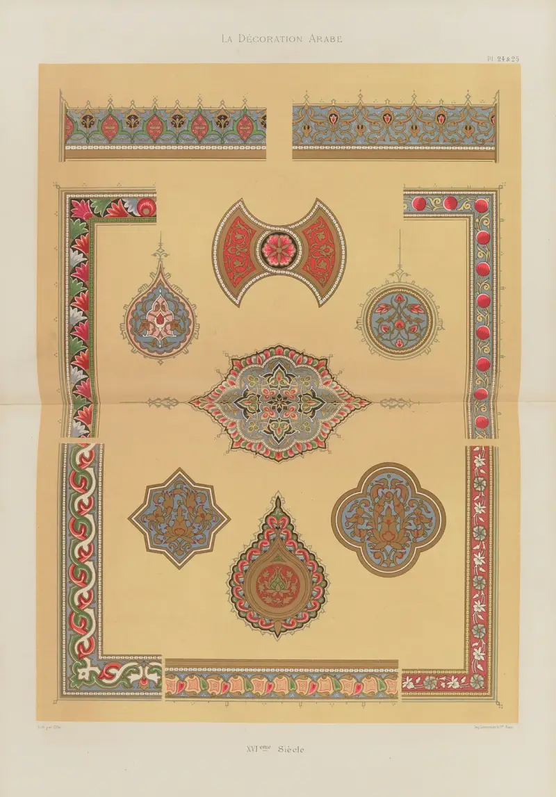 La Décoration arabe Pl.19 av Marpon et Flammarion
