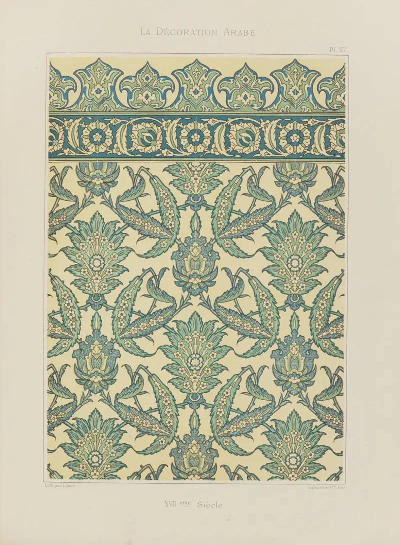 La Décoration arabe Pl.30 av Marpon et Flammarion