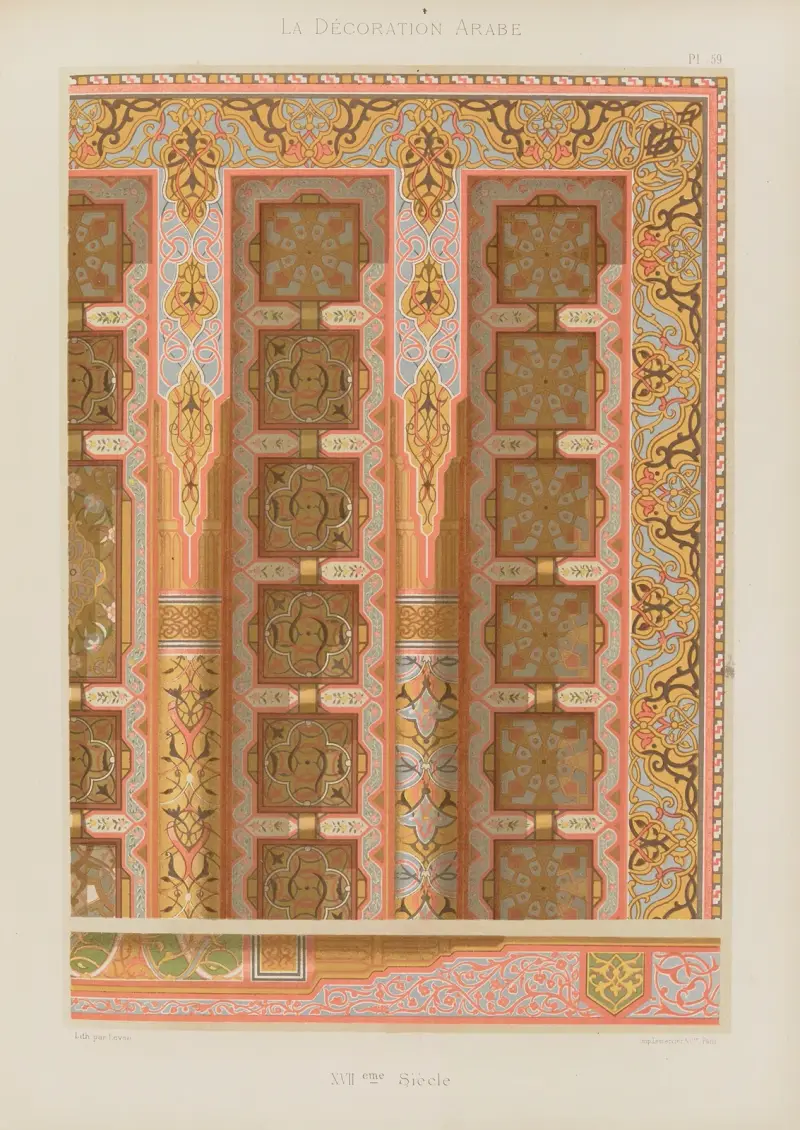La Décoration arabe Pl.50 av Marpon et Flammarion