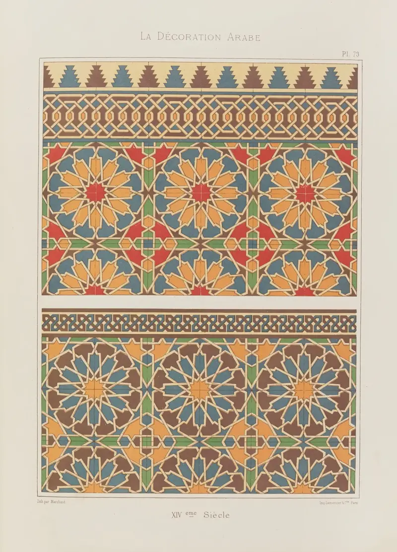 La Décoration arabe Pl.62 av Marpon et Flammarion