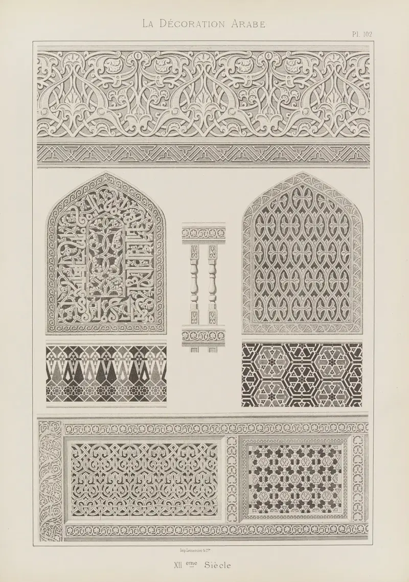 La Décoration arabe Pl.89 av Marpon et Flammarion