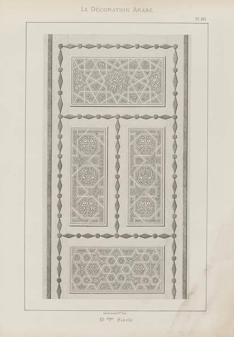La Décoration arabe Pl.90 av Marpon et Flammarion