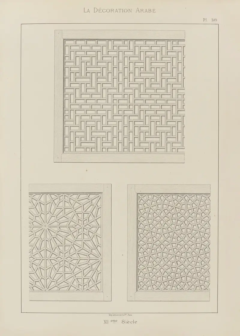 La Décoration arabe Pl.96 av Marpon et Flammarion