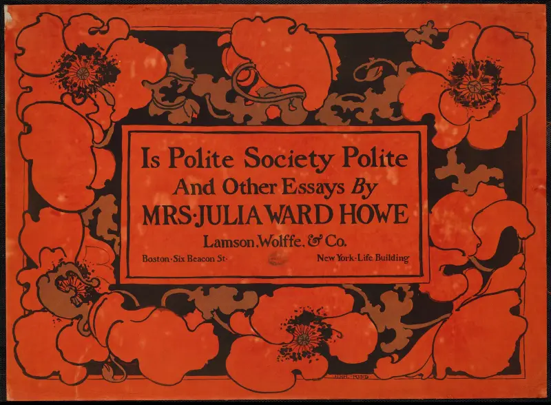 Is polite society polite & other essays by Mrs. Julia Ward Howe av Ethel Reed