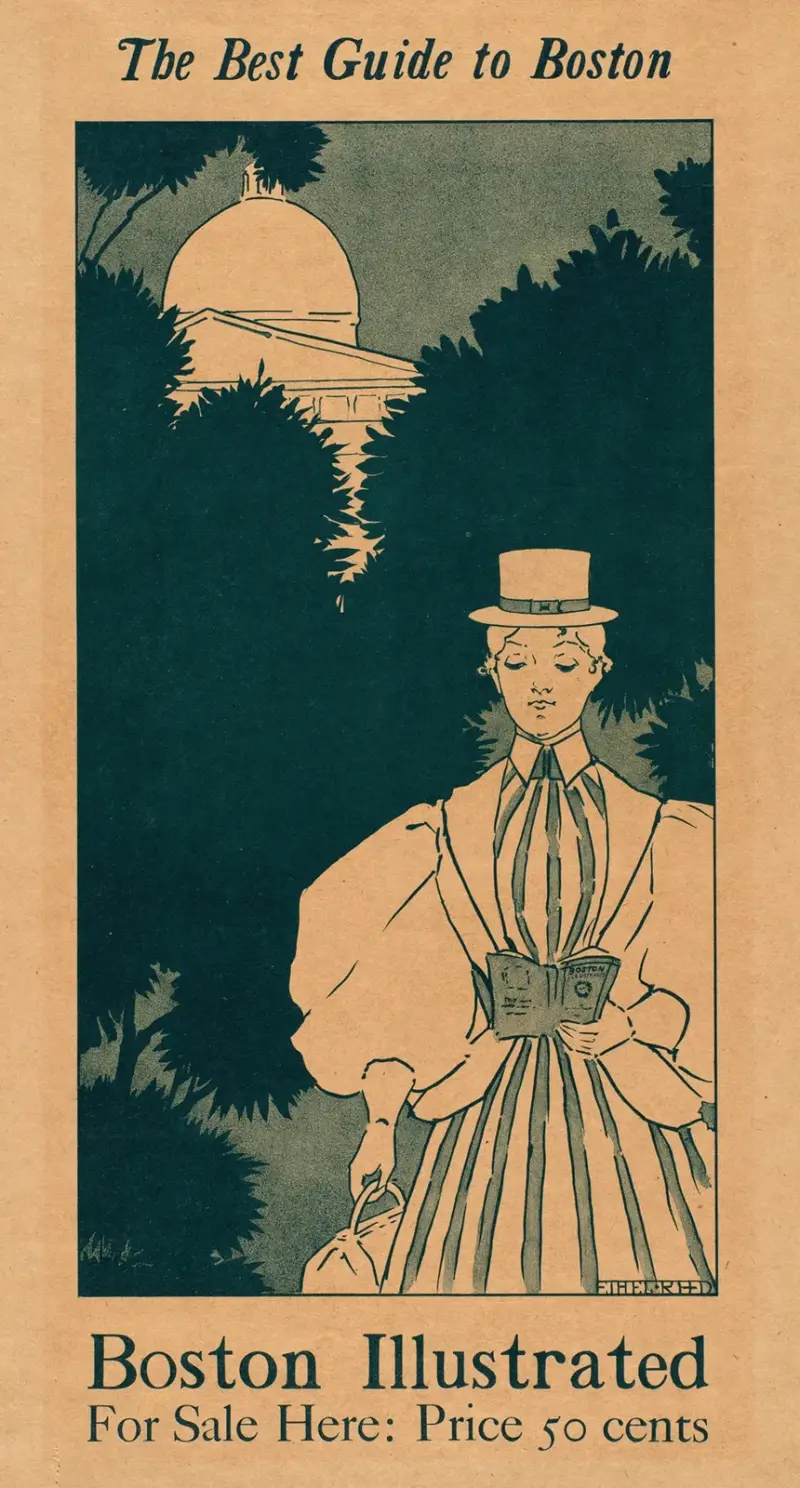 The best guide to Boston. Boston illustrated, for sale here. av Ethel Reed