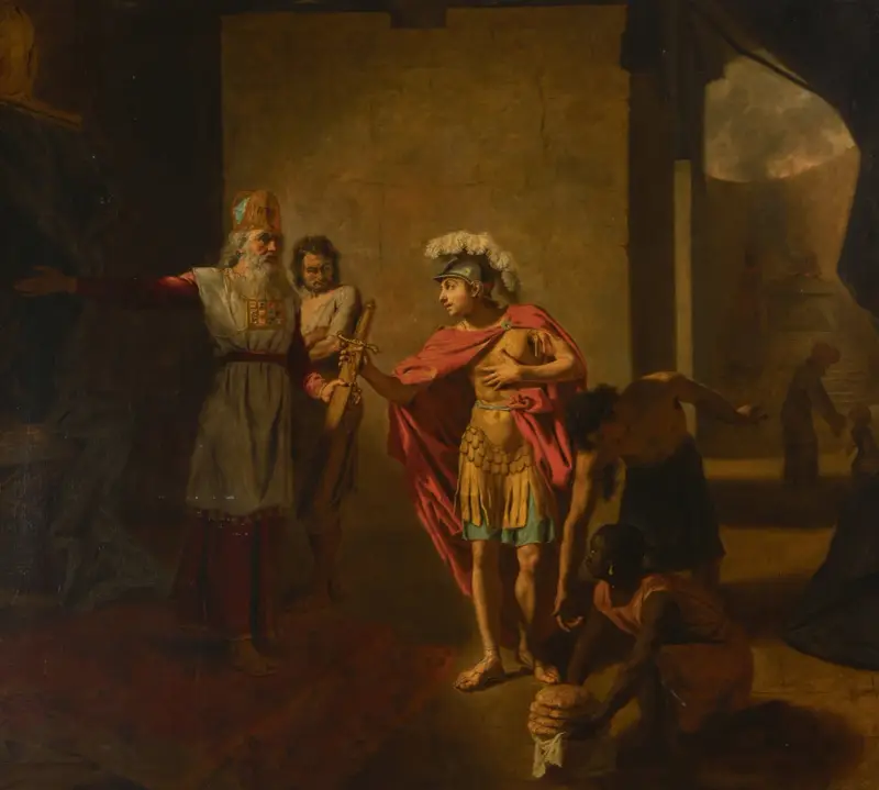 Ahimelek ger David Goliats svärd av Jean-Etienne Liotard