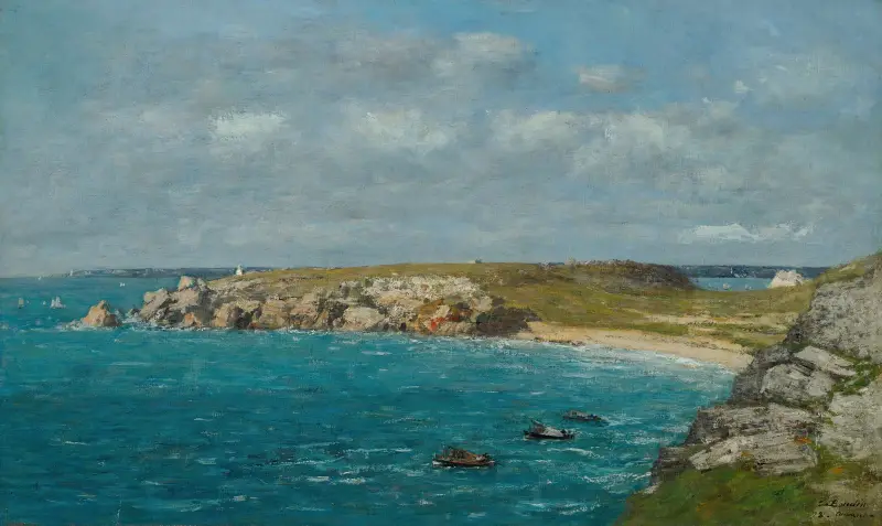 Camaret. La Pointe du Toulinguet av Eugène Boudin