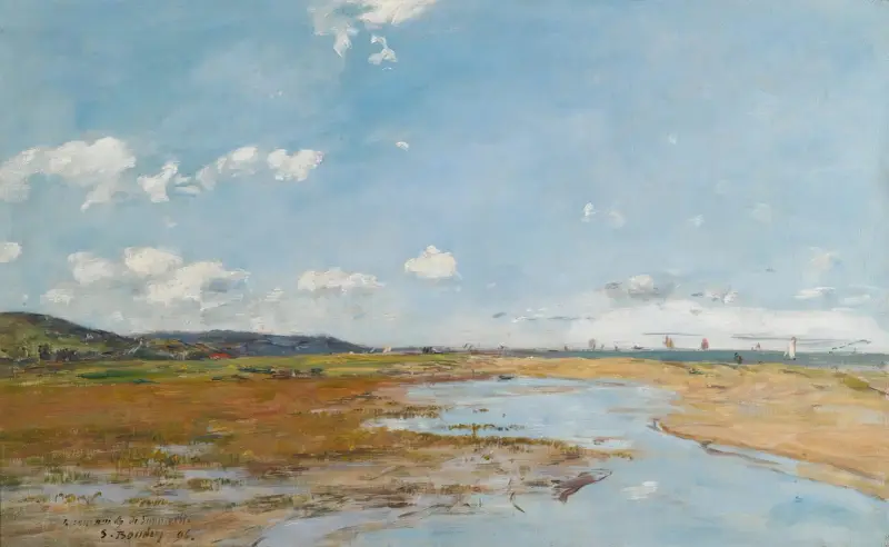 Deauville. Wybrzeże, Eugène Boudin